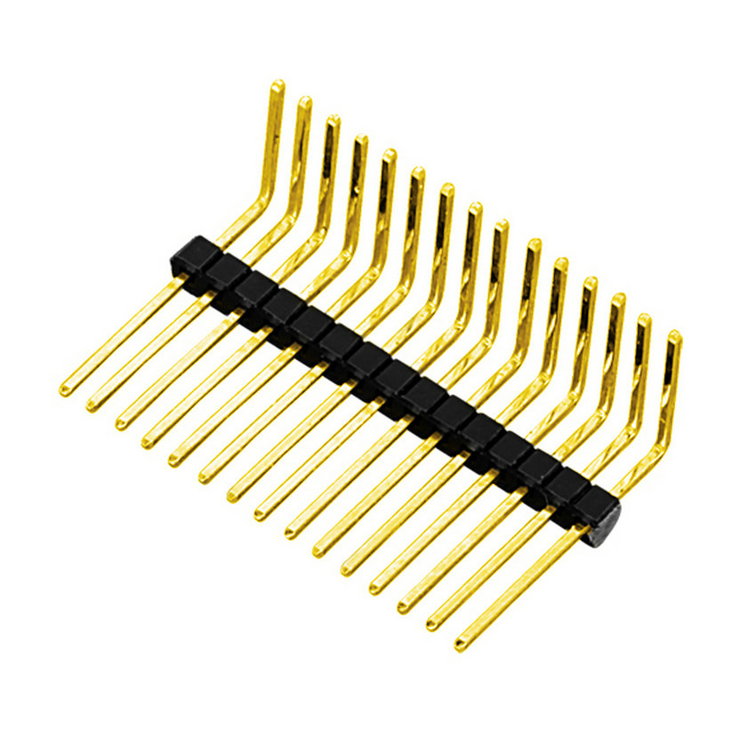 PH1.27mm Pin Header, Single Row Right Angle Type Board-to-board Connector Pin Connector